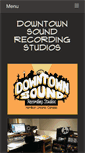 Mobile Screenshot of downtownsoundstudio.com